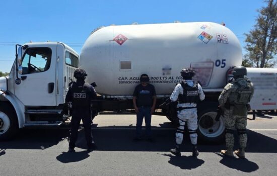 pipa con más de 11 mil litros de gas LP